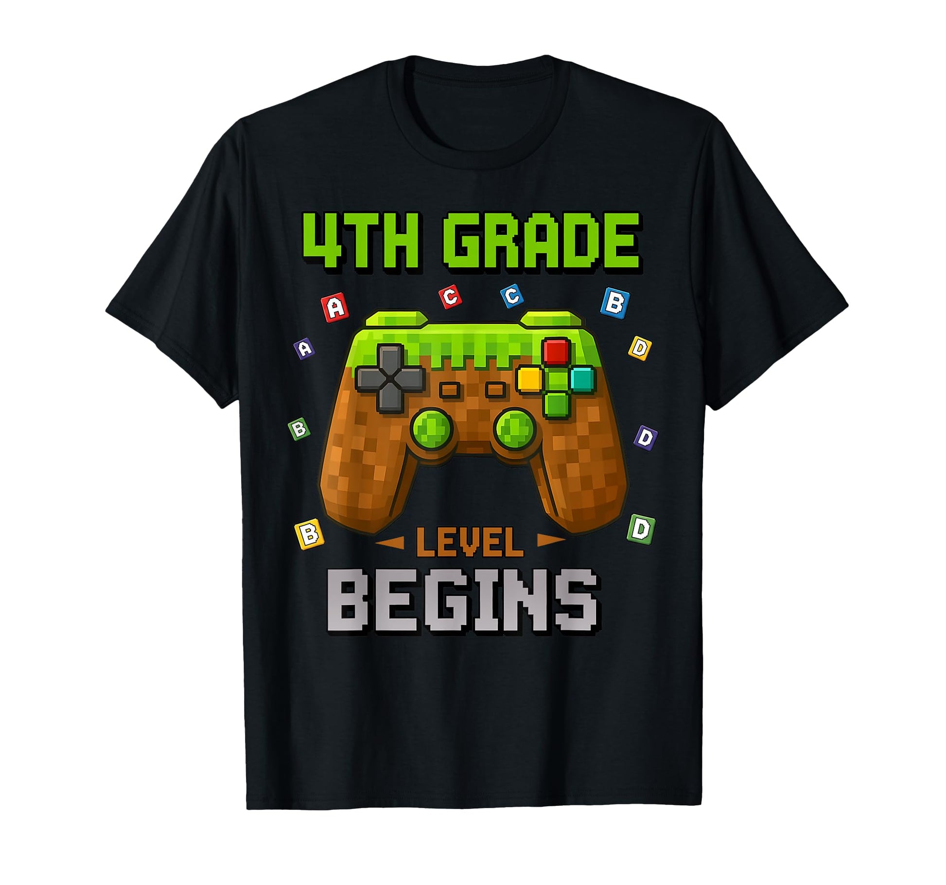 First Day 4Th Grade Level Begins Back T-Shirt - Unique Graphic for Adults - T-Shirt, Sweatshirt, Hoodie