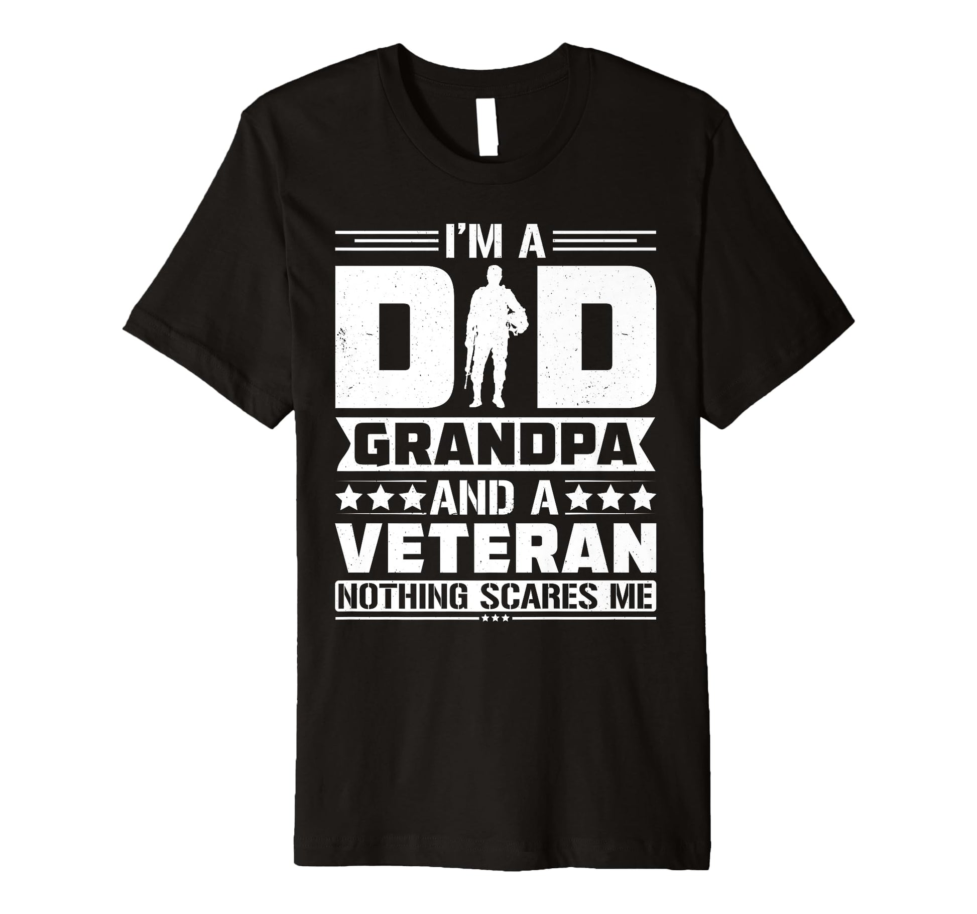 Veteran Grandpa Dad Fathers Day Soldier T-Shirt - Graphic Print Men Women - T-Shirt, Sweatshirt, Hoodie