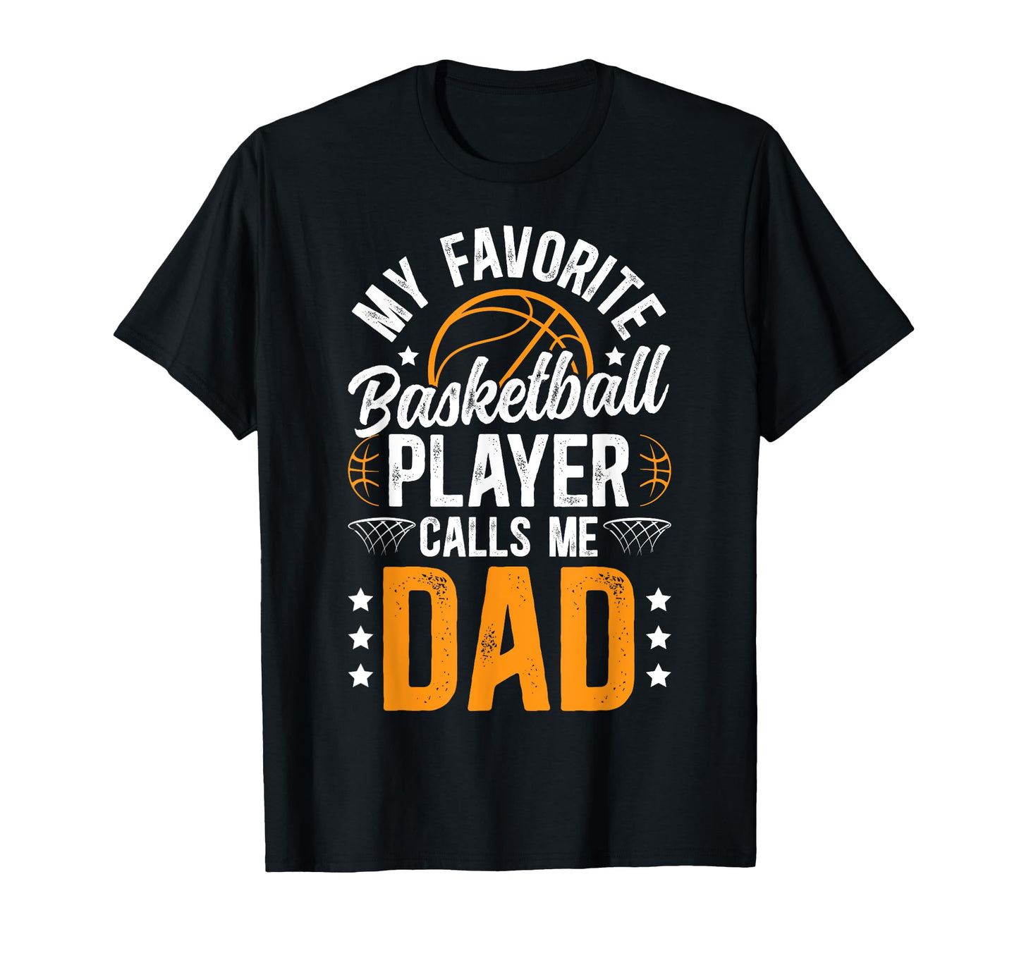 My Favorite Basketball Player Dad T-Shirt - Trendy Graphic for Adults - T-Shirt, Sweatshirt, Hoodie
