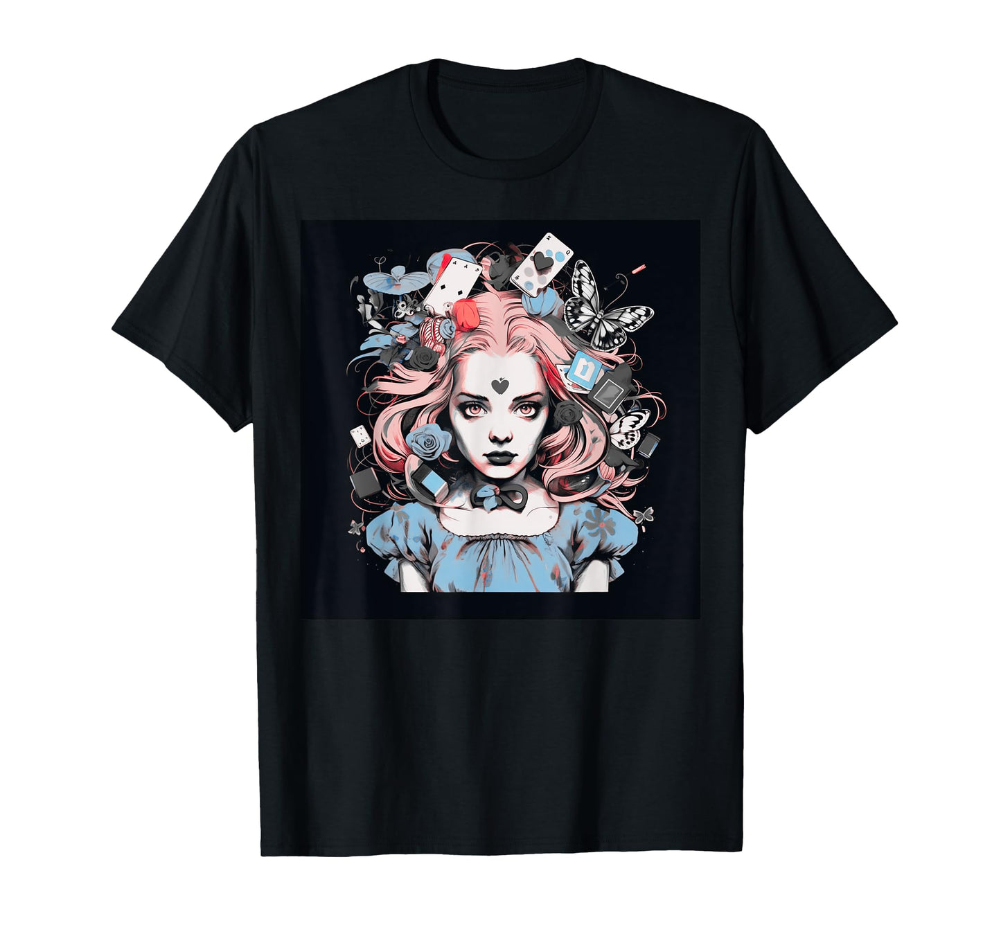Alice T Wonderland Pop Surrealism T-Shirt - Aesthetic Graphic Unisex - T-Shirt, Sweatshirt, Hoodie