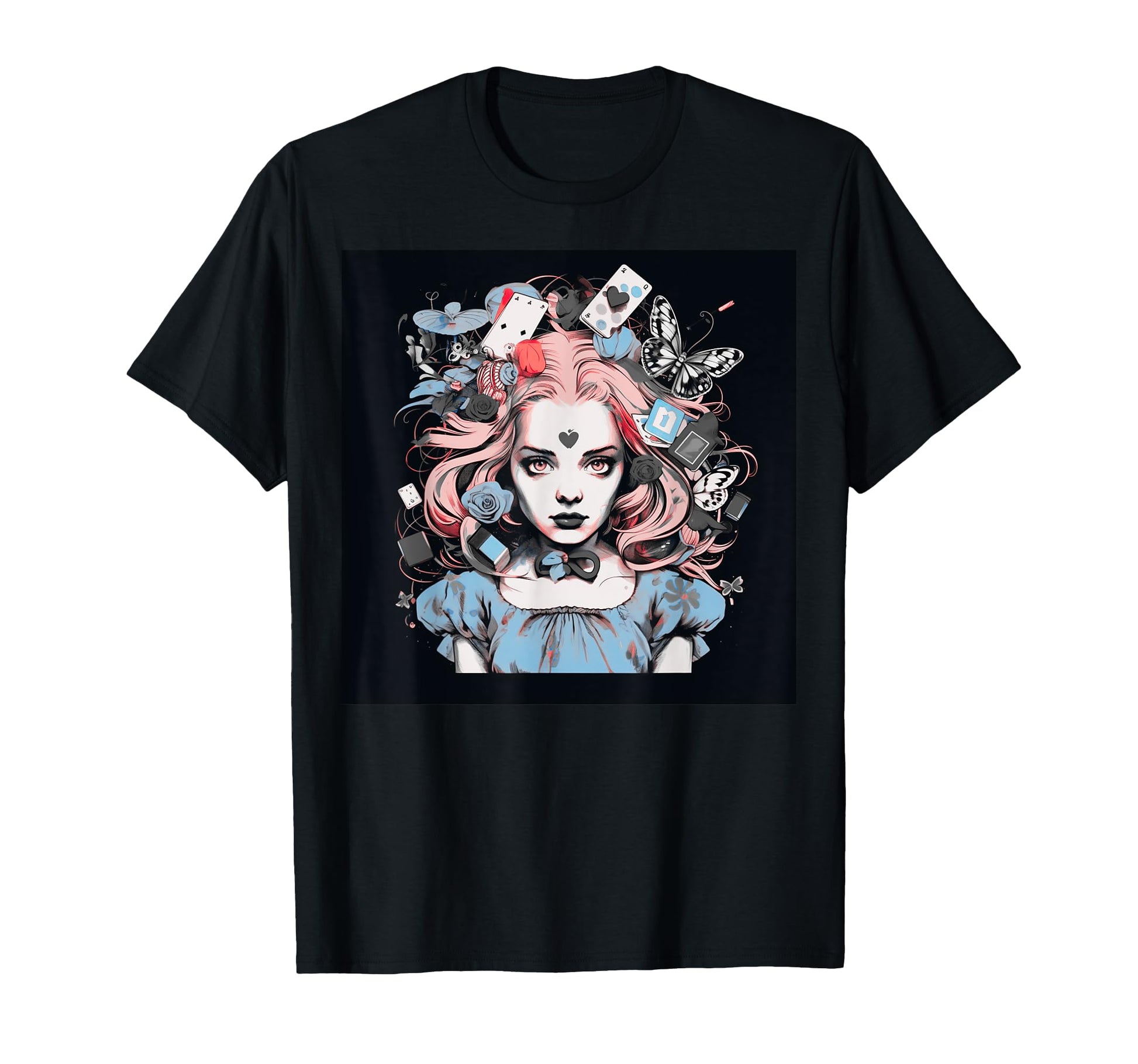Alice T Wonderland Pop Surrealism T-Shirt - Aesthetic Graphic Unisex - T-Shirt, Sweatshirt, Hoodie