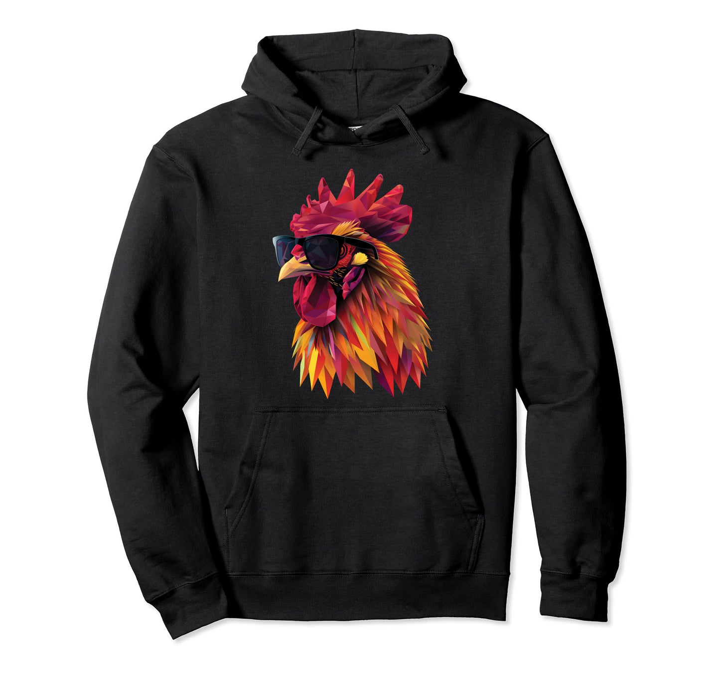 Chicken Dad Mom Sunglasses Chantecler Hoodie - Streetwear Style for Adults - T-Shirt, Sweatshirt, Hoodie