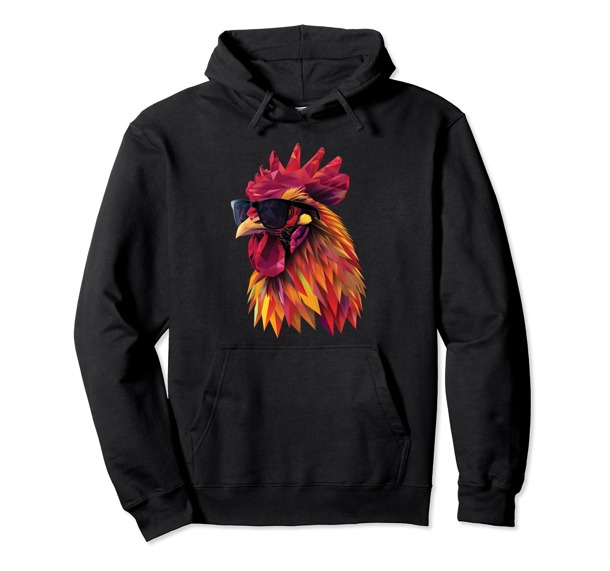 Chicken Dad Mom Sunglasses Chantecler Hoodie - Streetwear Style for Adults - T-Shirt, Sweatshirt, Hoodie