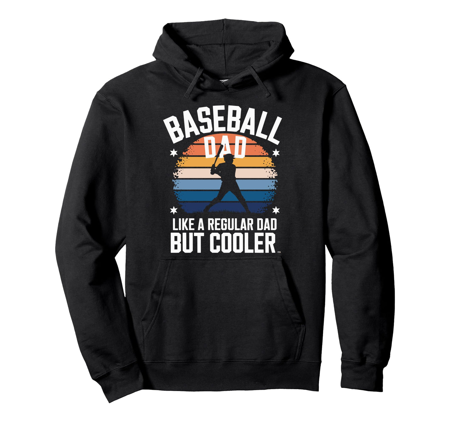 Baseball Dad Like Regular Dad But Hoodie - Fun Novelty Design Men Women - T-Shirt, Sweatshirt, Hoodie