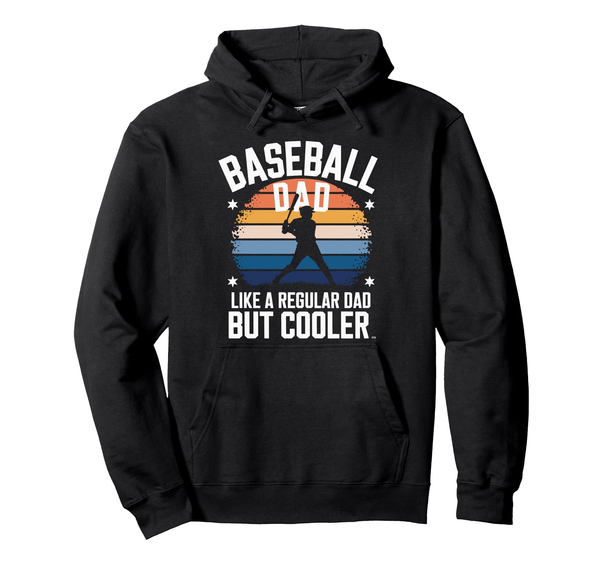 Baseball Dad Like Regular Dad But Hoodie - Fun Novelty Design Men Women - T-Shirt, Sweatshirt, Hoodie
