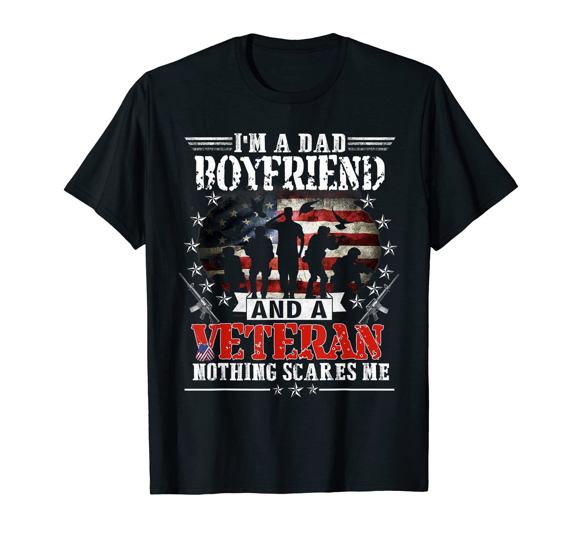 Im Dad Boyfriend Veteran Memorial T-Shirt - Aesthetic Graphic for Adults - T-Shirt, Sweatshirt, Hoodie