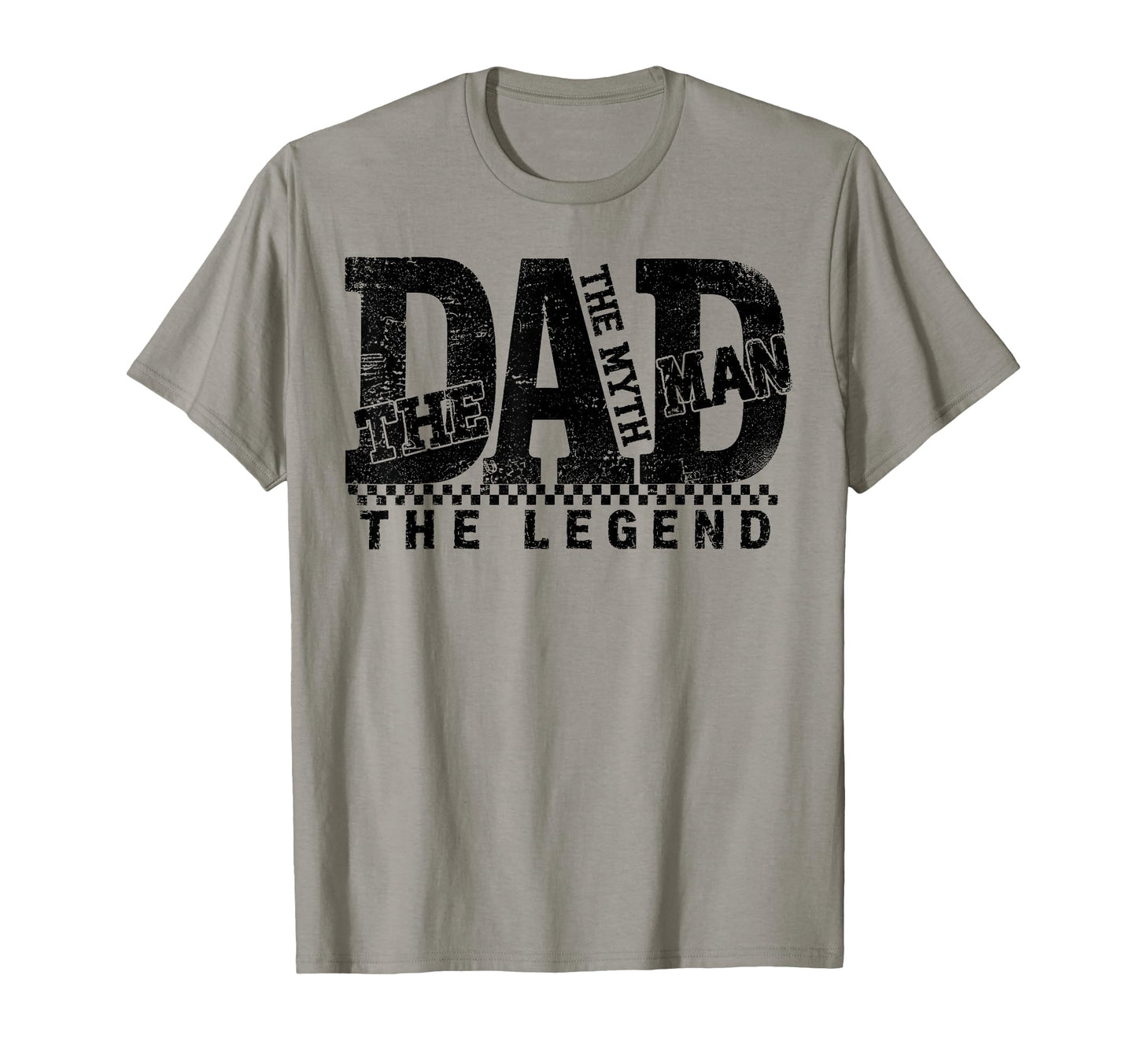 Dad Myth Legend Funny Fathers Day Mens T-Shirt - Custom Art Print Unisex - T-Shirt, Sweatshirt, Hoodie