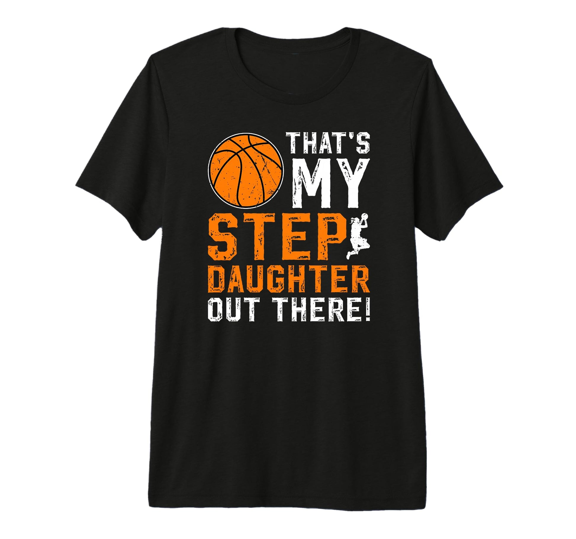 Mens Proud Basketball Step Dad T-Shirt - Aesthetic Graphic for Adults - T-Shirt, Sweatshirt, Hoodie