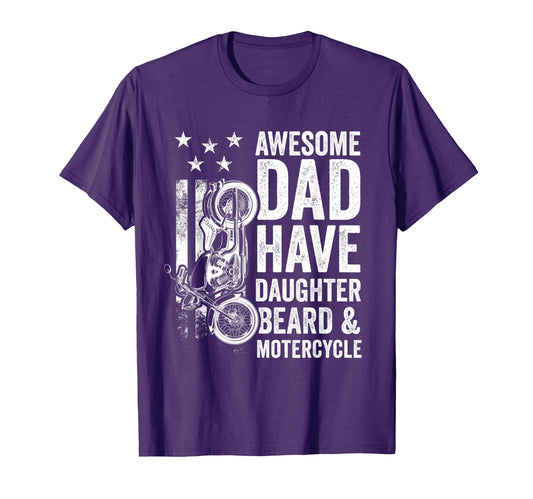 Awesome Dads Have Daughters And T-Shirt - Trendy Graphic for Adults - T-Shirt, Sweatshirt, Hoodie