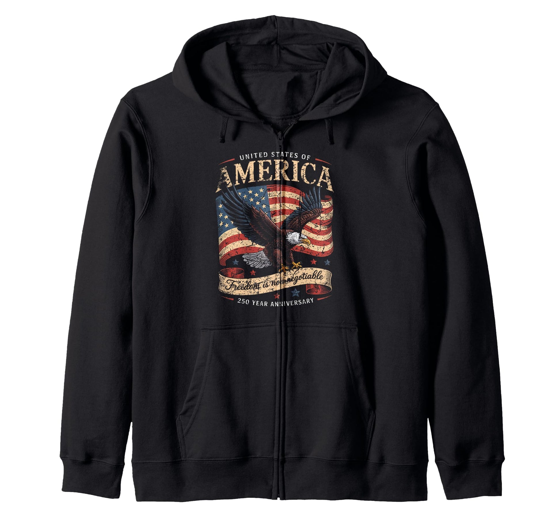 United States Anniversary American Flag T-Shirt - Unique Graphic Men Women - T-Shirt, Sweatshirt, Hoodie
