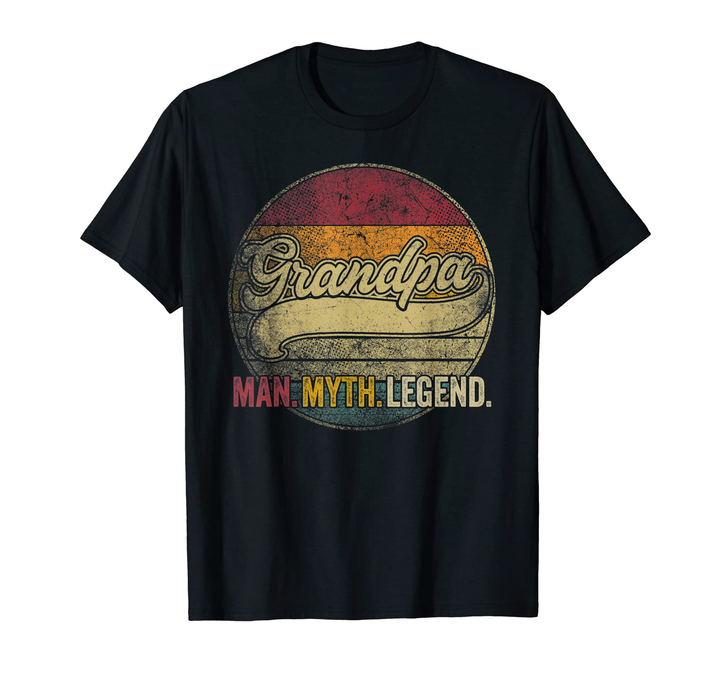 Mens Grandpa Myth Legend Fathers Day T-Shirt - Fun Novelty Design Unisex - T-Shirt, Sweatshirt, Hoodie
