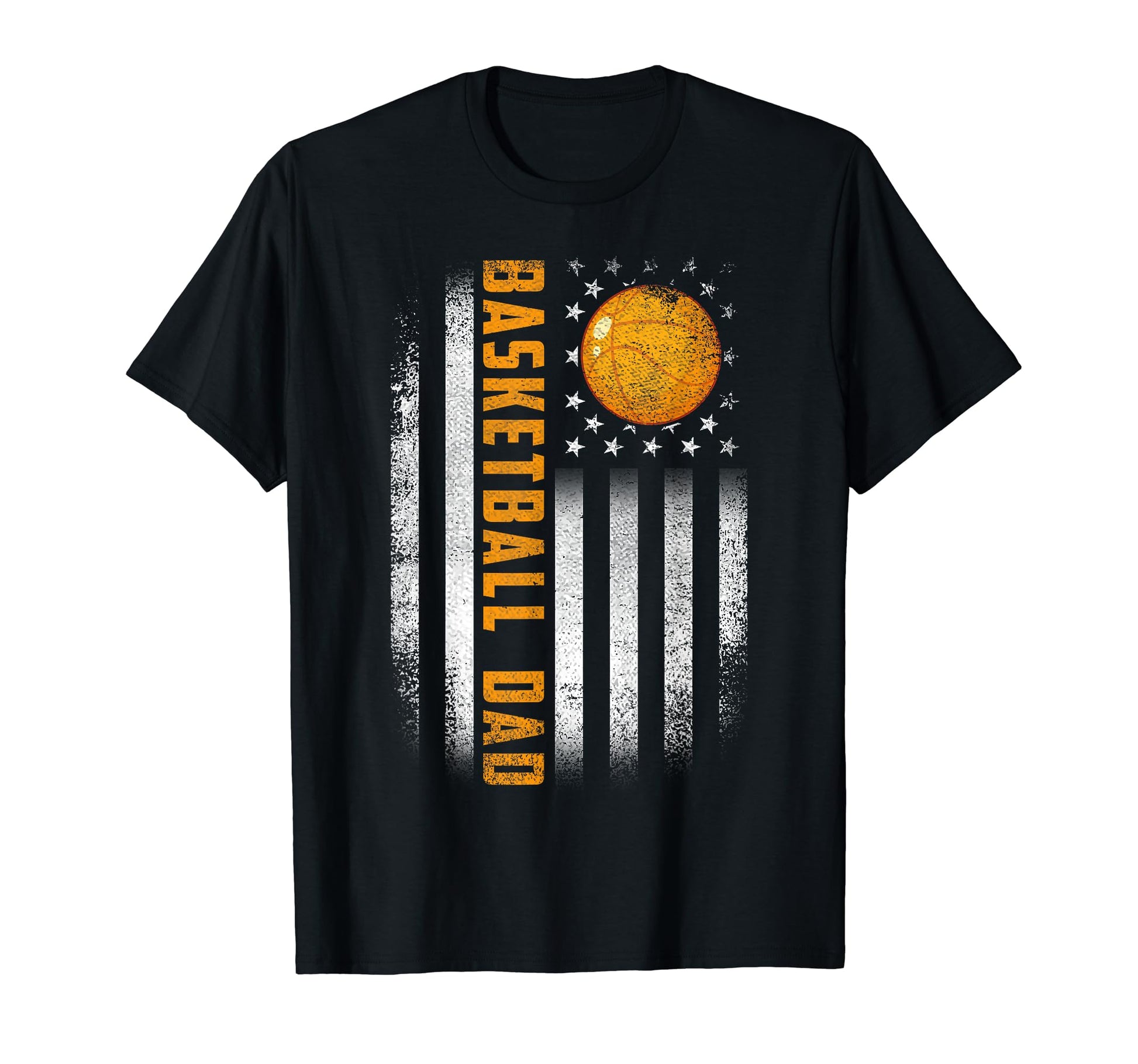 American Flag Basketball Flag Dad T-Shirt - Custom Art Print Unisex - T-Shirt, Sweatshirt, Hoodie