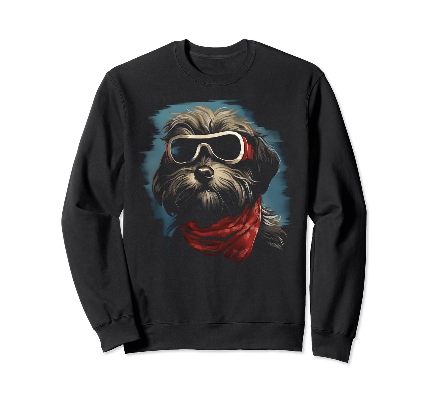 Motorcycle Dad Biker Dog Funny Sweatshirt - Minimalist Print Unisex - T-Shirt, Sweatshirt, Hoodie
