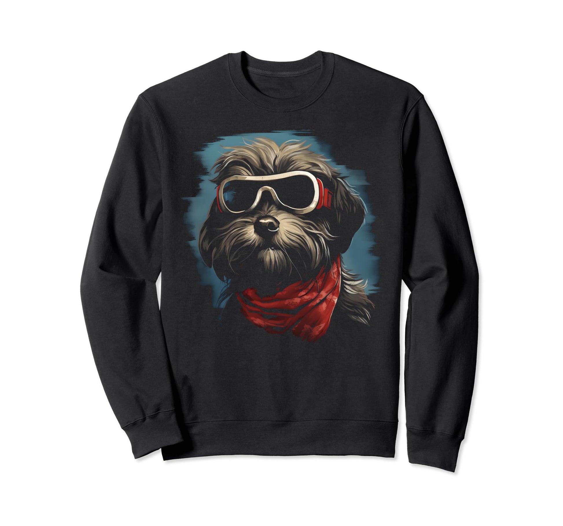 Motorcycle Dad Biker Dog Funny Sweatshirt - Minimalist Print Unisex - T-Shirt, Sweatshirt, Hoodie