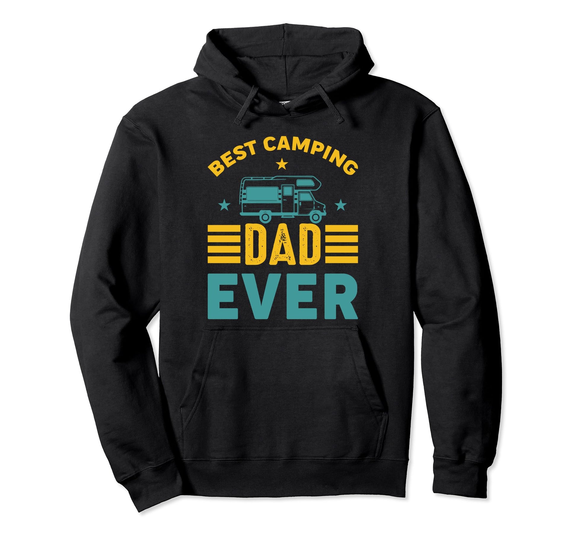 Best Camping Dad Ever Rv Hiking Camper Hoodie - Graphic Print Men Women - T-Shirt, Sweatshirt, Hoodie