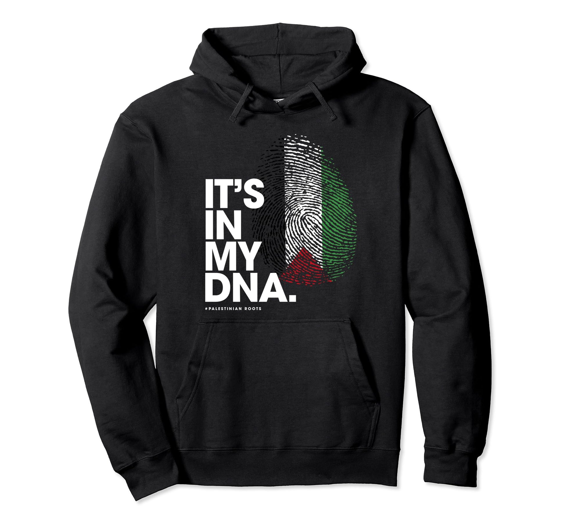 Its My Dna Palestine Flag Palestinian Hoodie - Graphic Print Men Women - T-Shirt, Sweatshirt, Hoodie