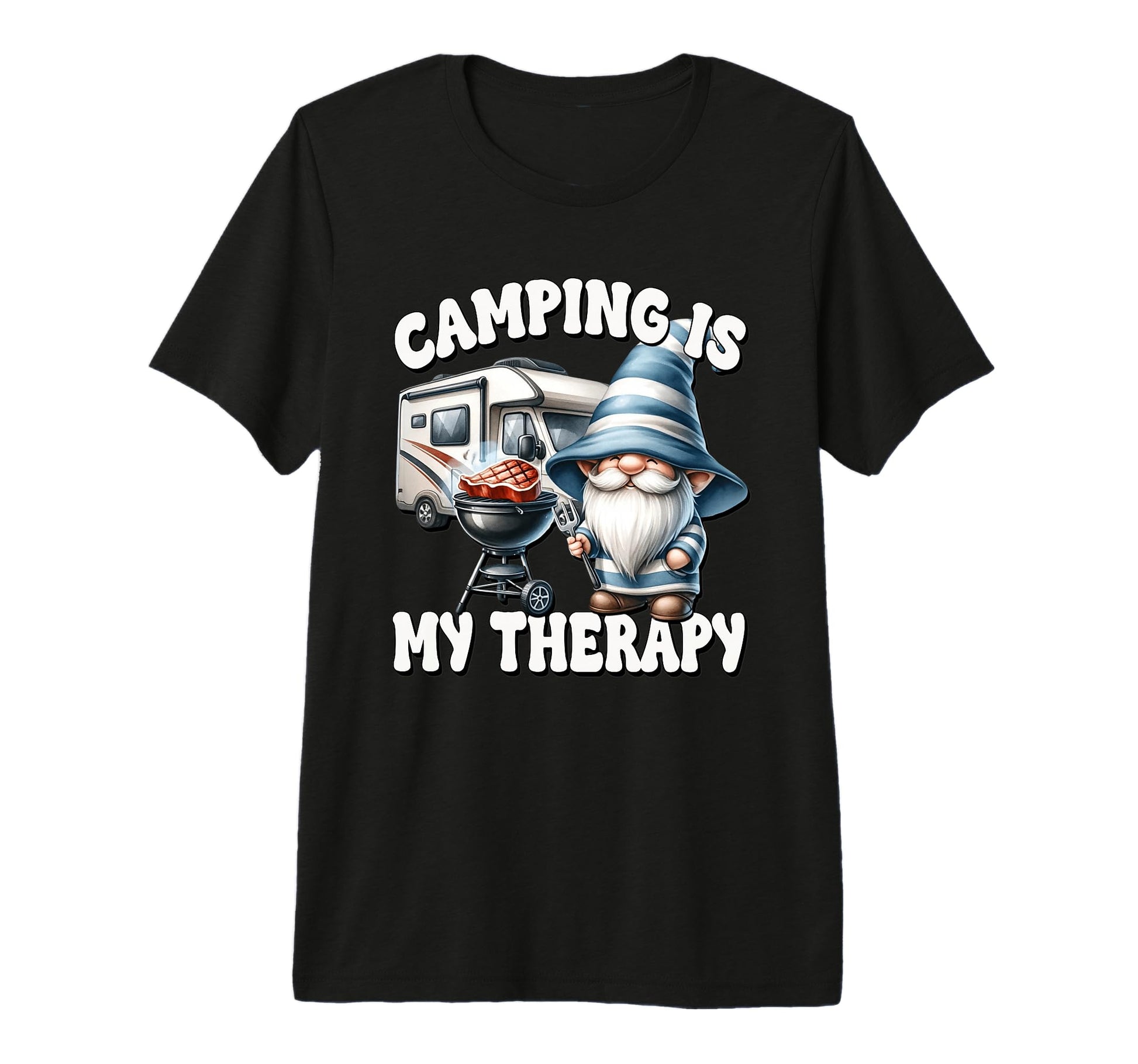 Grill Dad Gnome Funny Grilling T-Shirt - Fun Novelty Design Men Women - T-Shirt, Sweatshirt, Hoodie