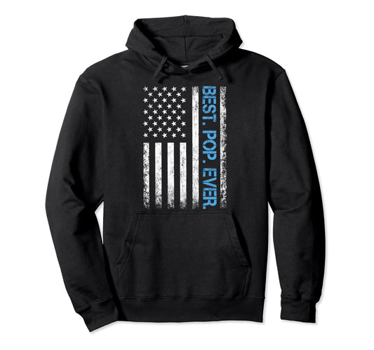 Best Pop Ever American Flag Hoodie - Custom Art Print Men Women - T-Shirt, Sweatshirt, Hoodie