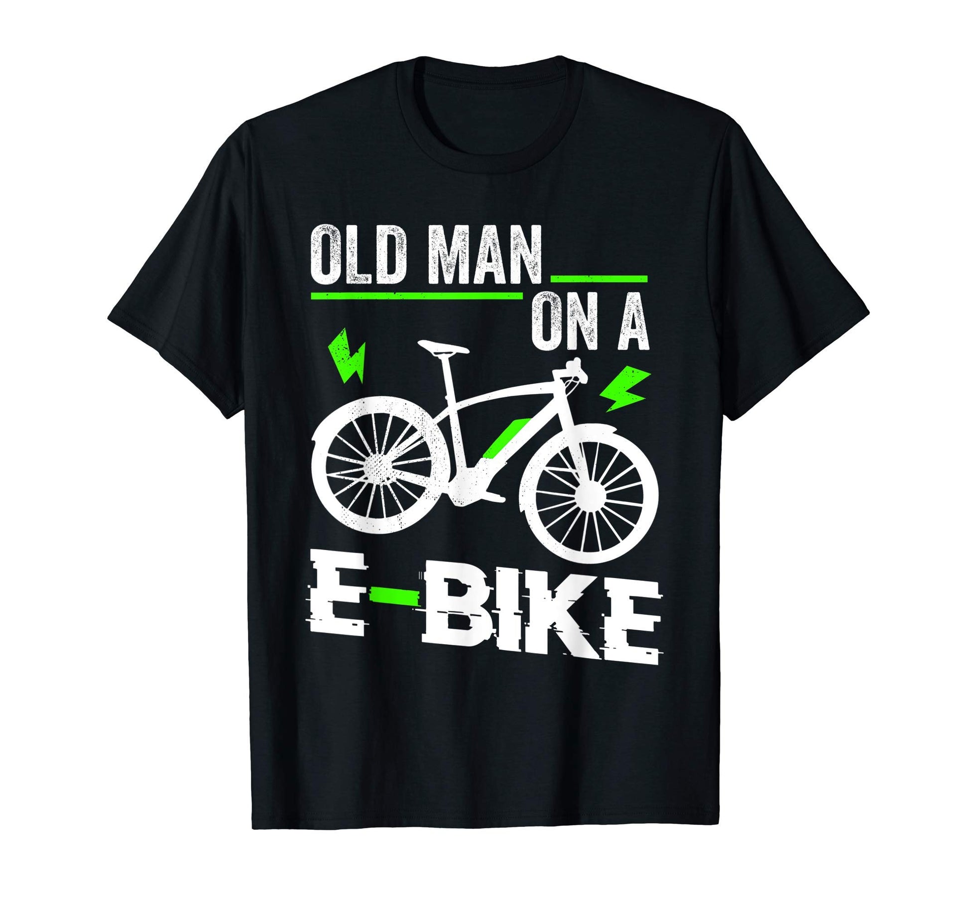 Old E Bike Electronic Bicycle Sports T-Shirt - Novelty Apparel Men Women - T-Shirt, Sweatshirt, Hoodie
