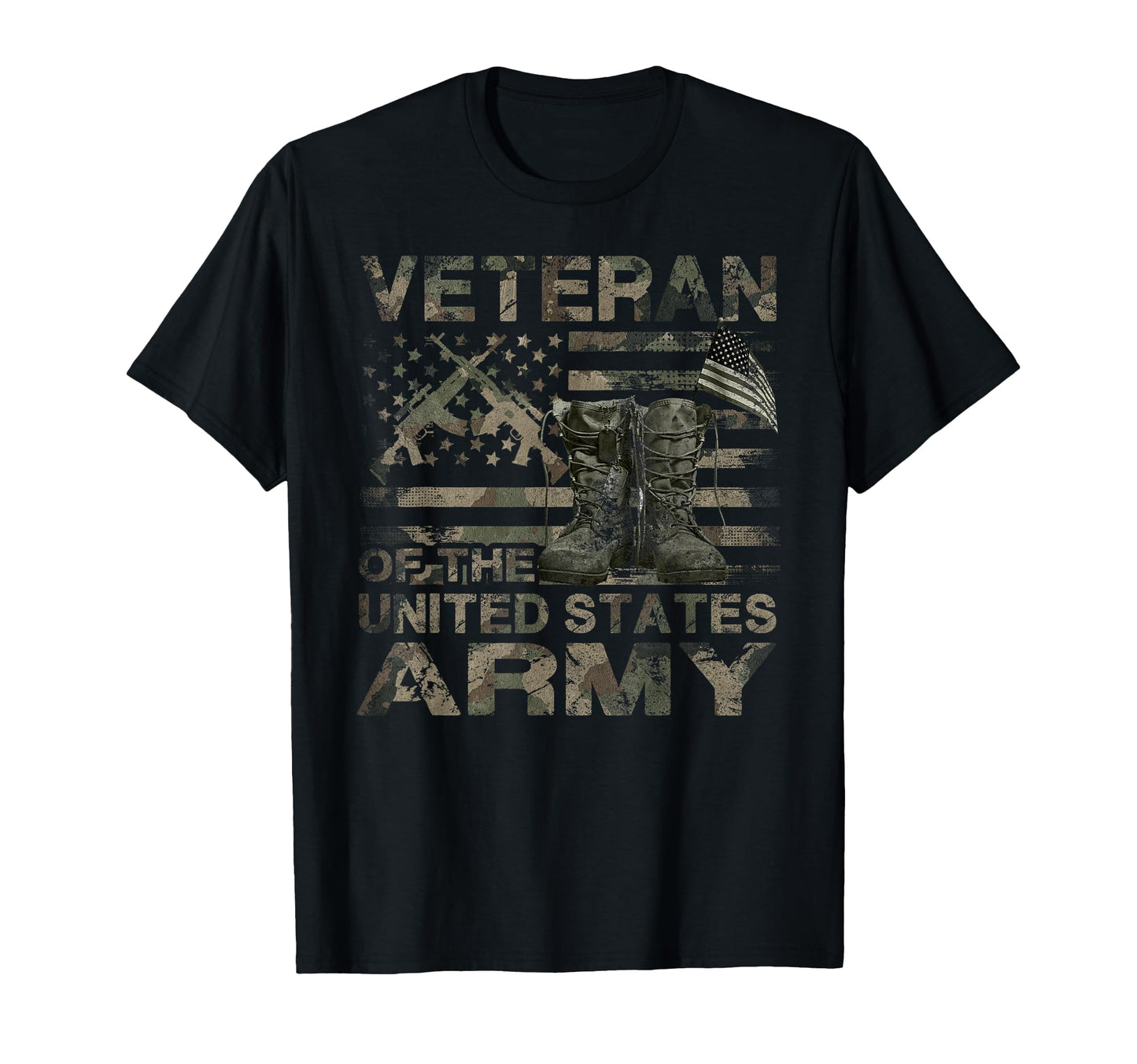 Distressed American Flag Camouflage T-Shirt - Streetwear Style Men Women - T-Shirt, Sweatshirt, Hoodie