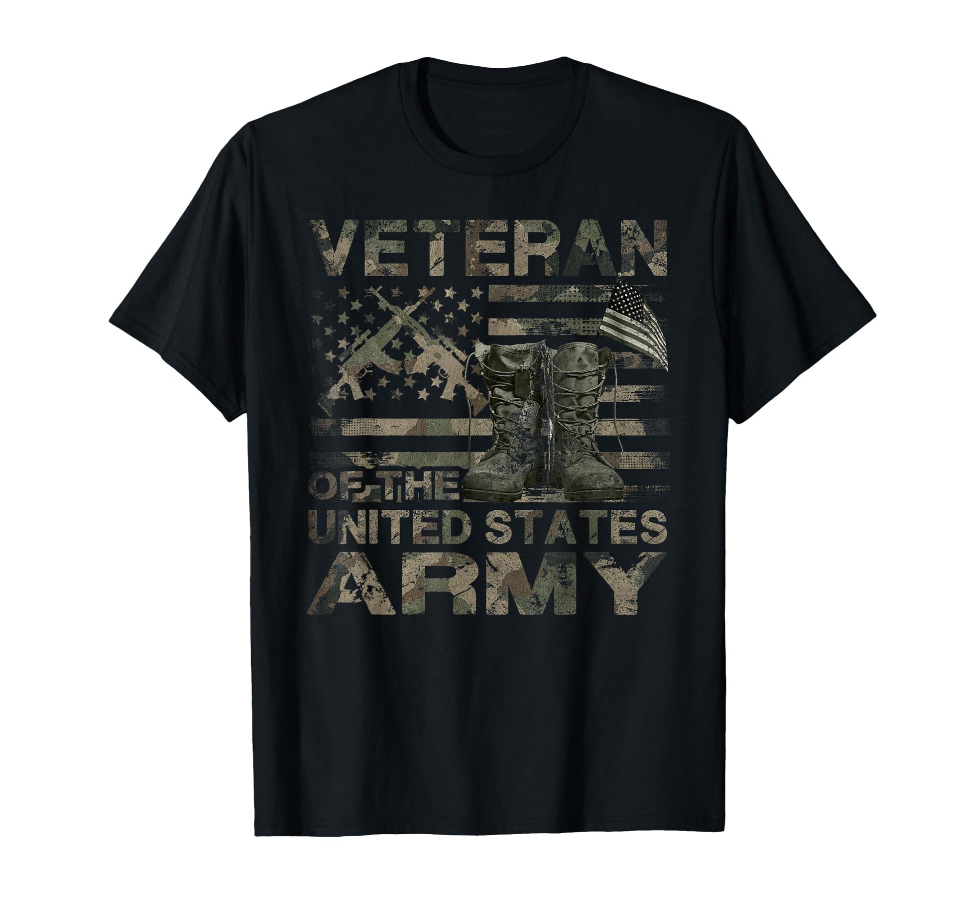 Distressed American Flag Camouflage T-Shirt - Streetwear Style Men Women - T-Shirt, Sweatshirt, Hoodie