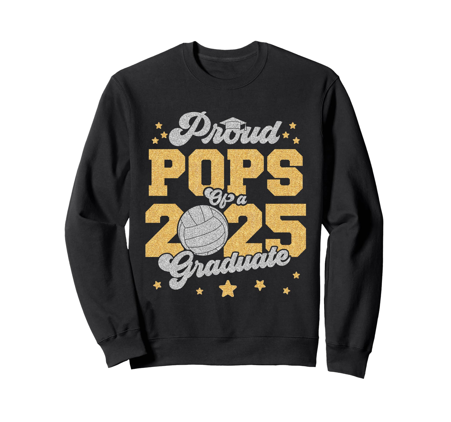Pops 2025 Graduate Prom Squad Sweatshirt - Graphic Print for Adults - T-Shirt, Sweatshirt, Hoodie