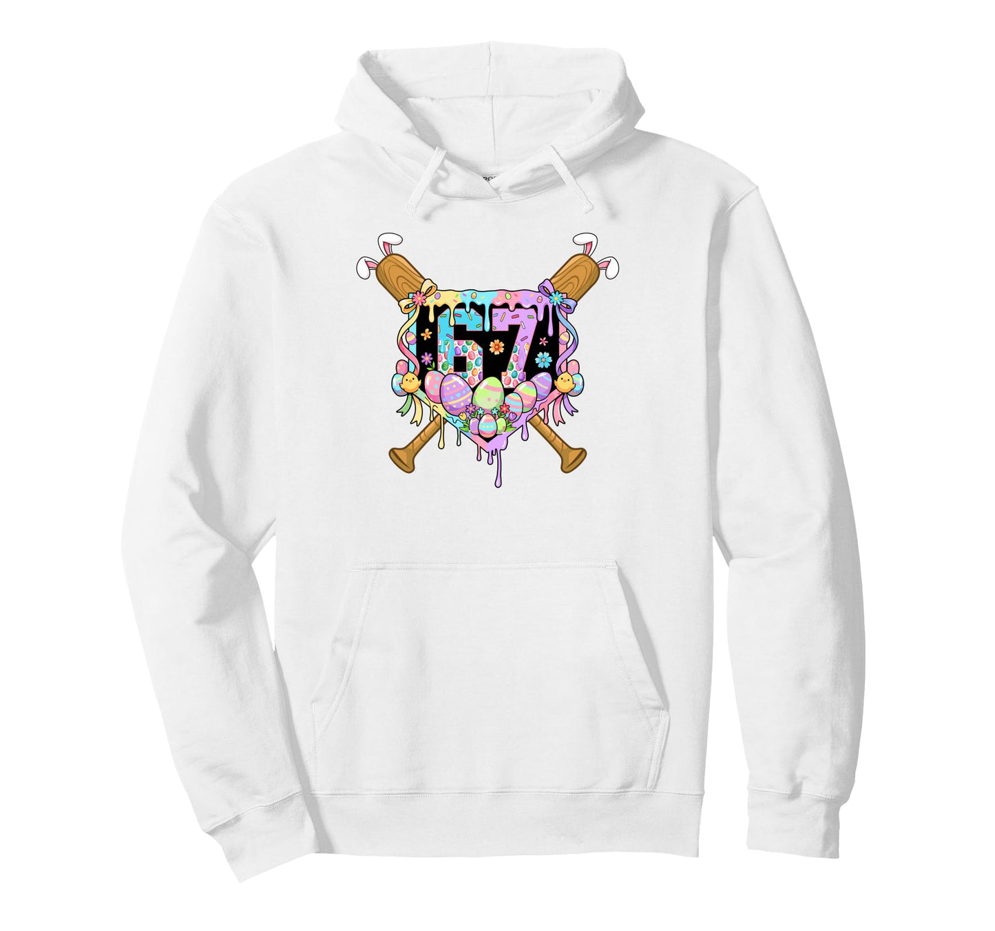 Easter Day Six Seven Baseball Hoodie - Casual Everyday Wear for Adults - T-Shirt, Sweatshirt, Hoodie