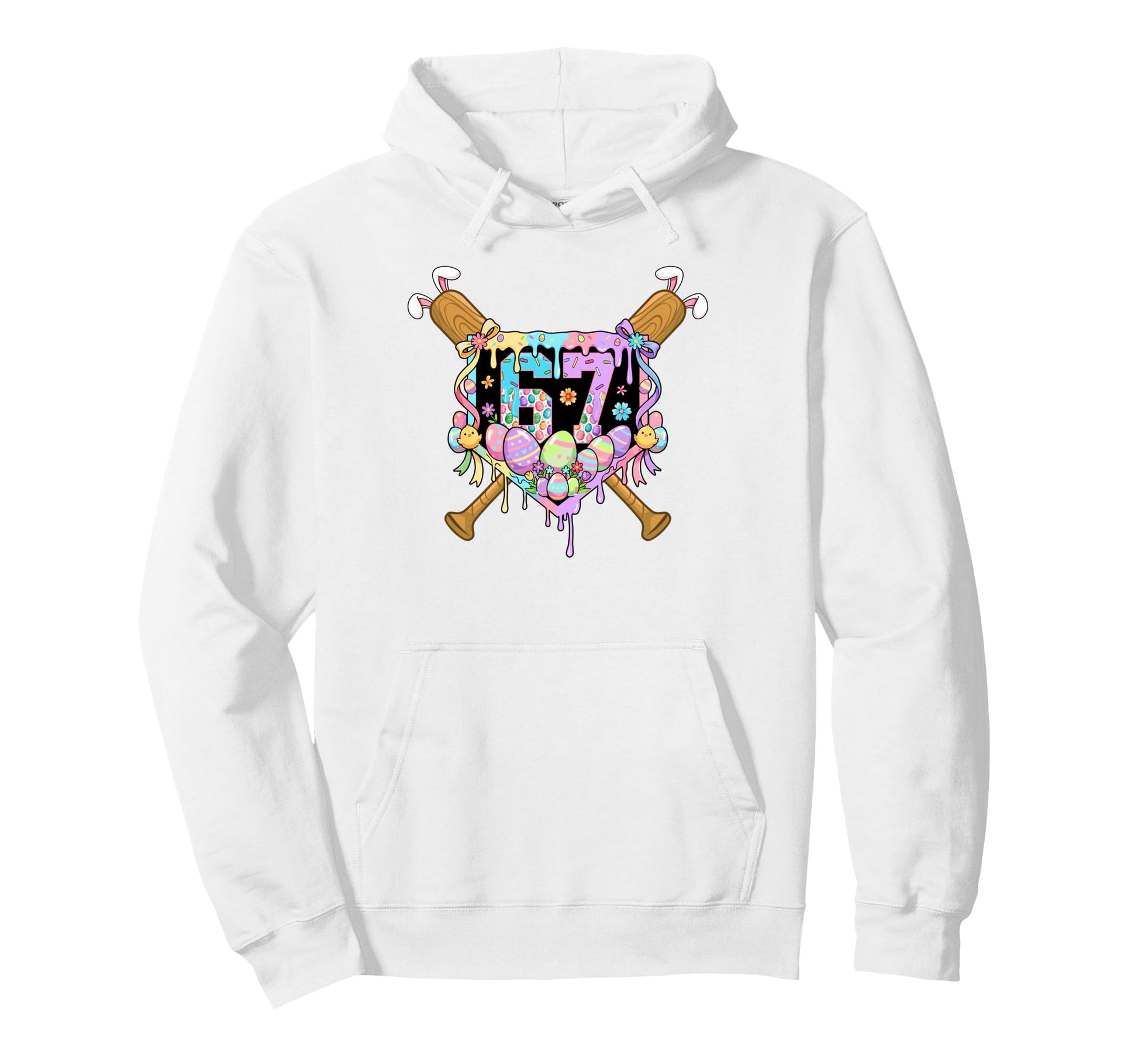 Easter Day Six Seven Baseball Hoodie - Casual Everyday Wear for Adults - T-Shirt, Sweatshirt, Hoodie