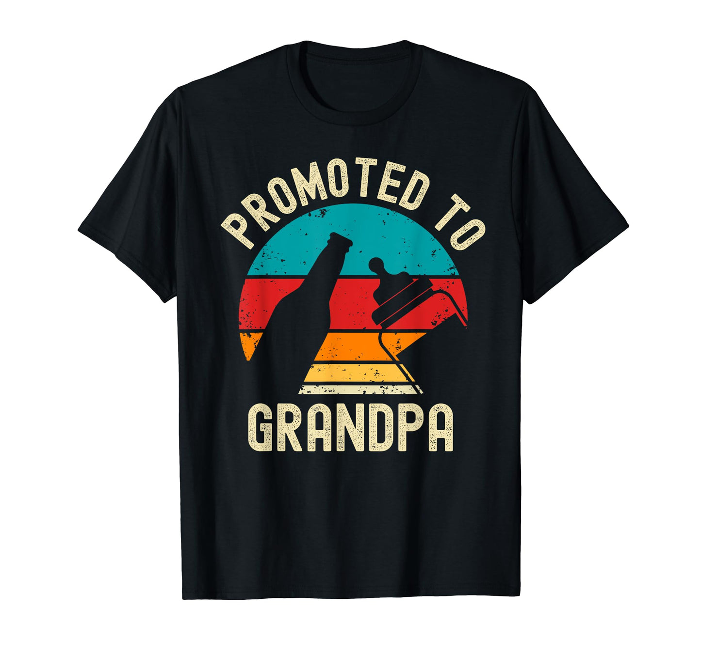 Promoted To Grandpa 2024 New Grandfather T-Shirt - Graphic Print Unisex - T-Shirt, Sweatshirt, Hoodie