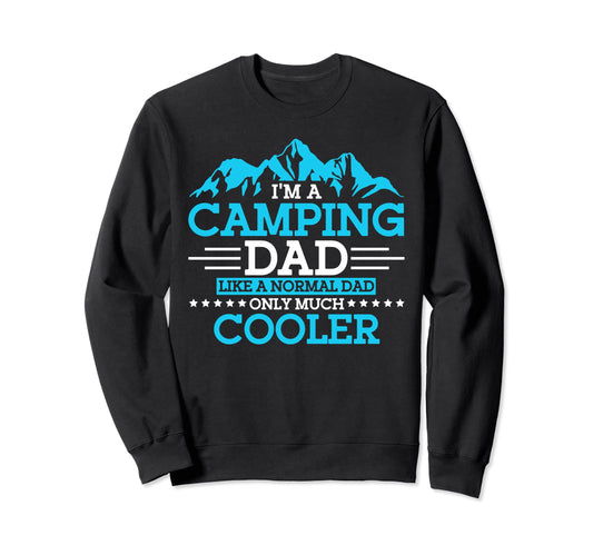 Camping Lover Camper Dad Sweatshirt - Unique Graphic Men Women - T-Shirt, Sweatshirt, Hoodie