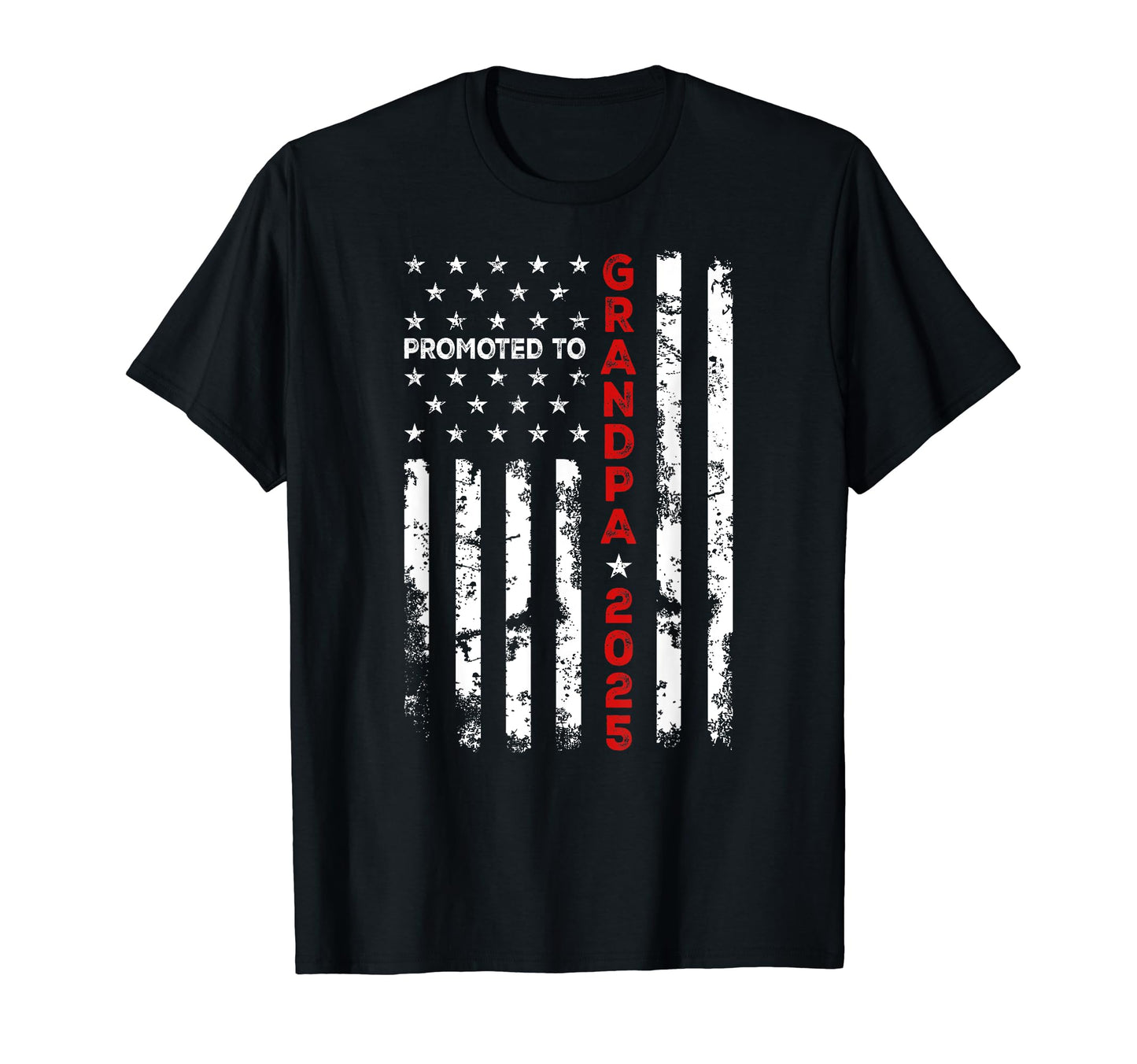 Usa American Flag Promoted To T-Shirt - Custom Art Print for Adults - T-Shirt, Sweatshirt, Hoodie