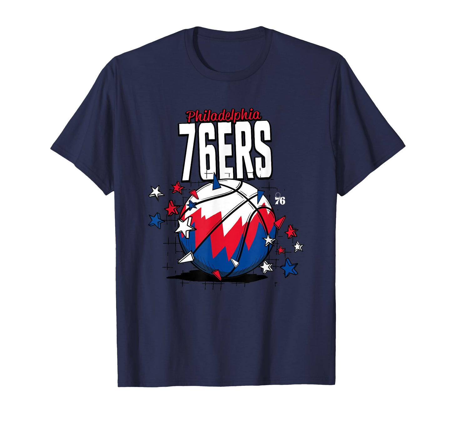 Nba Philadelphia 76Ers Basketball T-Shirt - Novelty Apparel for Adults - T-Shirt, Sweatshirt, Hoodie