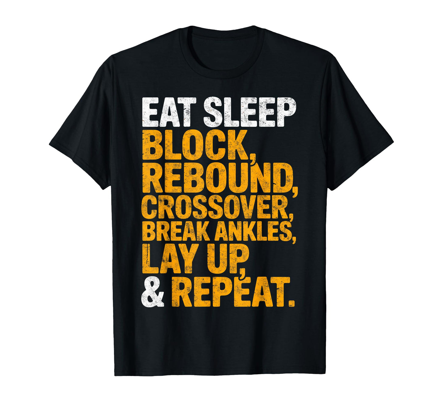 Eat Sleep Block Rebound Crossover T-Shirt - Trendy Graphic for Adults - T-Shirt, Sweatshirt, Hoodie
