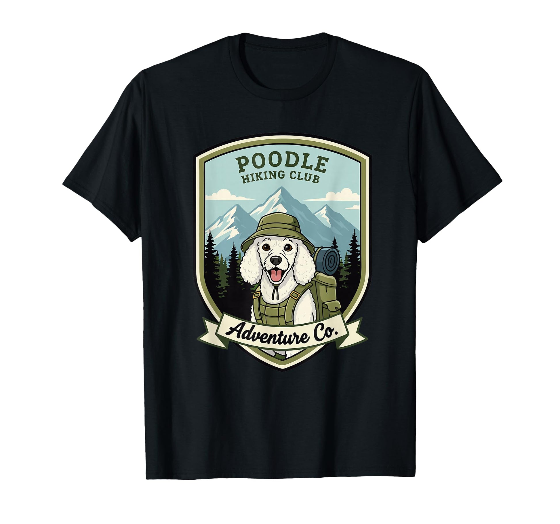 Poodle Hiking Club Outdoor Adventure Mom T-Shirt - Trendy Graphic Unisex - T-Shirt, Sweatshirt, Hoodie