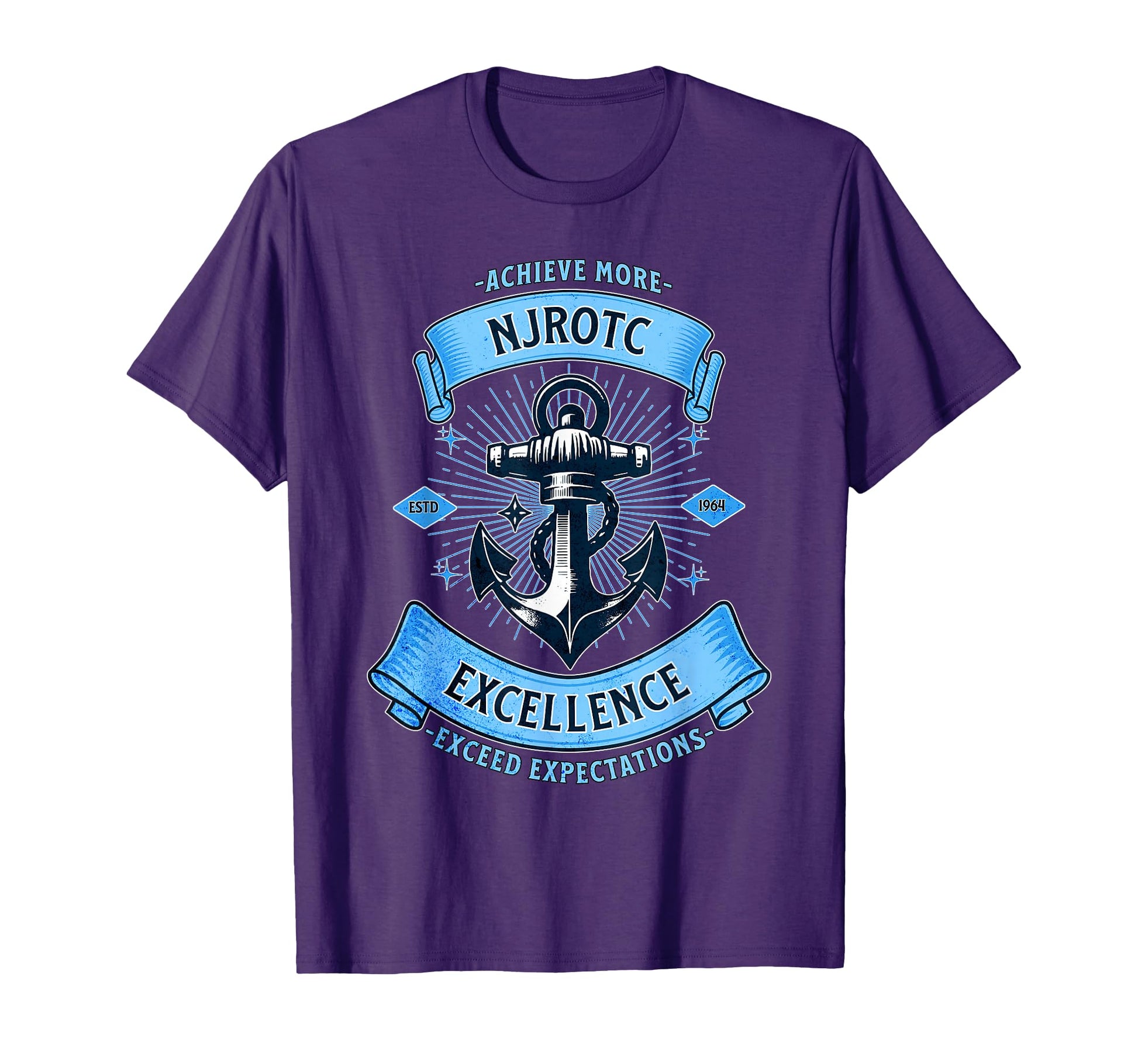 Njrotc Exceed Expectations Naval Jrotc T-Shirt - Graphic Print Men Women - T-Shirt, Sweatshirt, Hoodie
