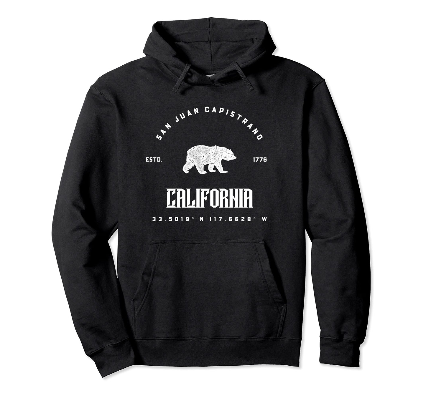 California San Juan Capistrano Hoodie - Unique Graphic for Adults - T-Shirt, Sweatshirt, Hoodie