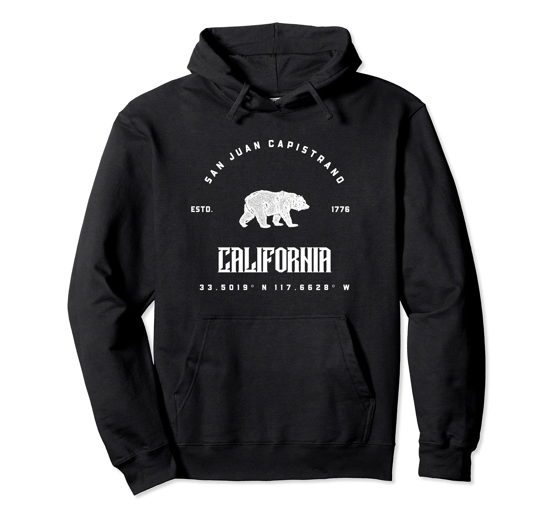 California San Juan Capistrano Hoodie - Unique Graphic for Adults - T-Shirt, Sweatshirt, Hoodie