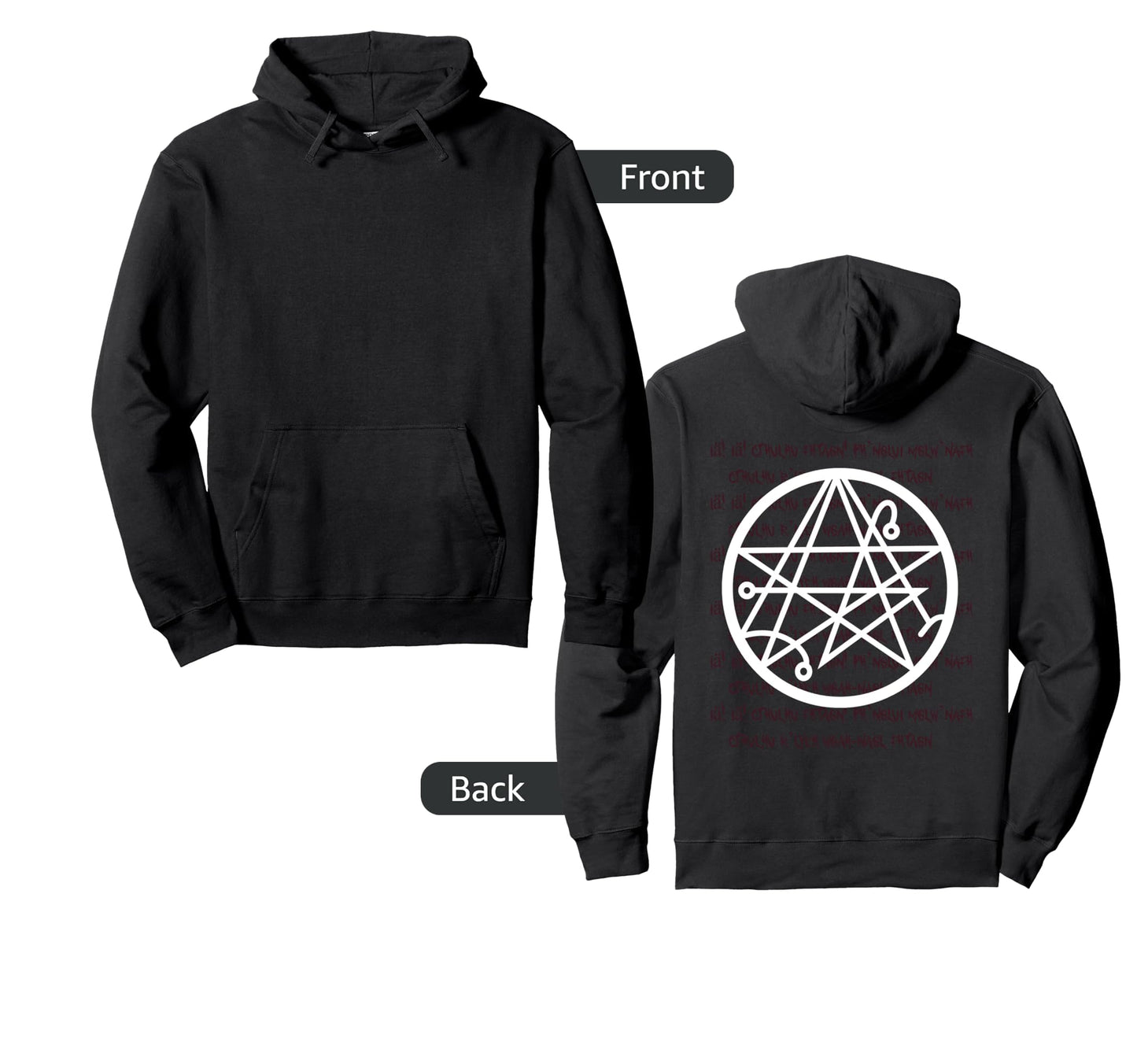 Elder Sign Sigil Gateways Cthulhu Summoning Hoodie - Unique Graphic Unisex - T-Shirt, Sweatshirt, Hoodie