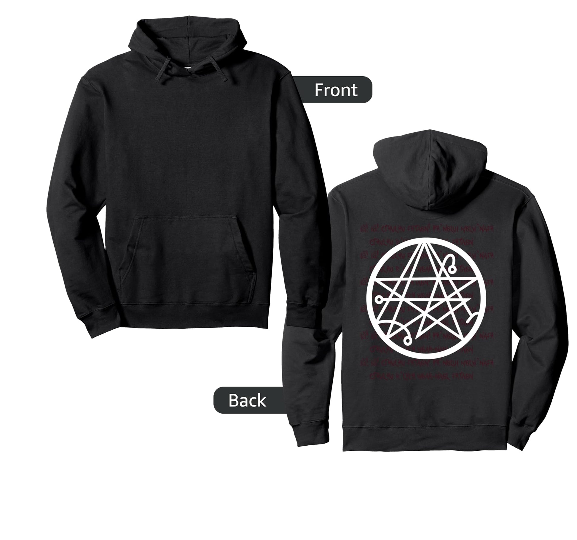 Elder Sign Sigil Gateways Cthulhu Summoning Hoodie - Unique Graphic Unisex - T-Shirt, Sweatshirt, Hoodie
