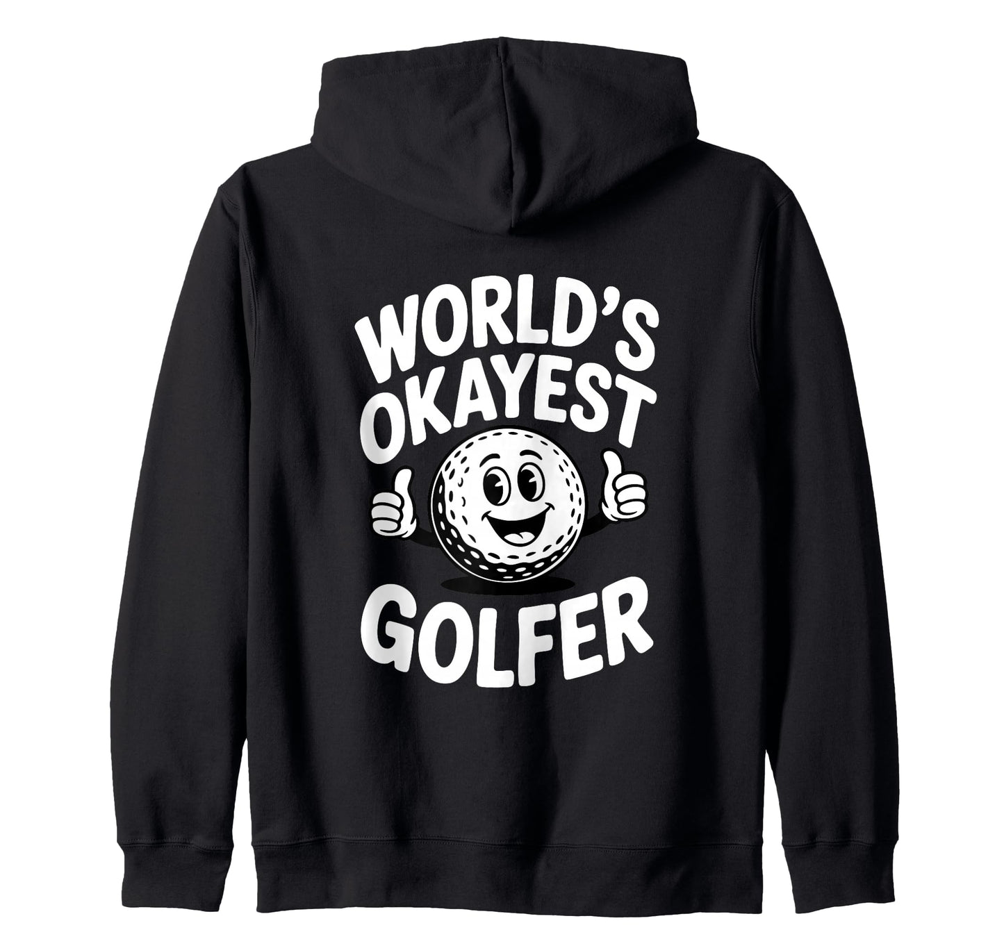 Golf Ball Character Golfer Fun Dad T-Shirt - Unique Graphic for Adults - T-Shirt, Sweatshirt, Hoodie