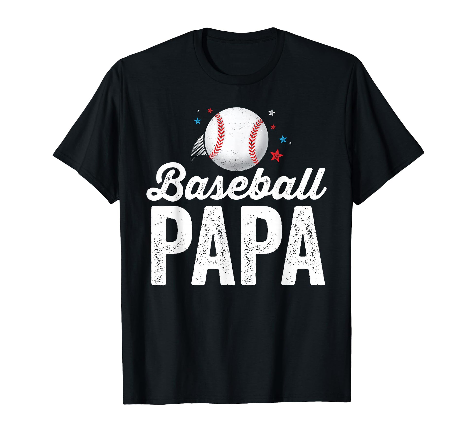 Baseball Papa Dad Father Grandpa Lagift T-Shirt - Minimalist Print Unisex - T-Shirt, Sweatshirt, Hoodie