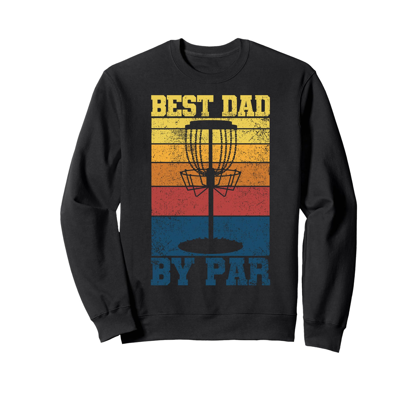 Disc Golf Discgolf Dad Fathers Day Sweatshirt - Minimalist Print for Adults - T-Shirt, Sweatshirt, Hoodie