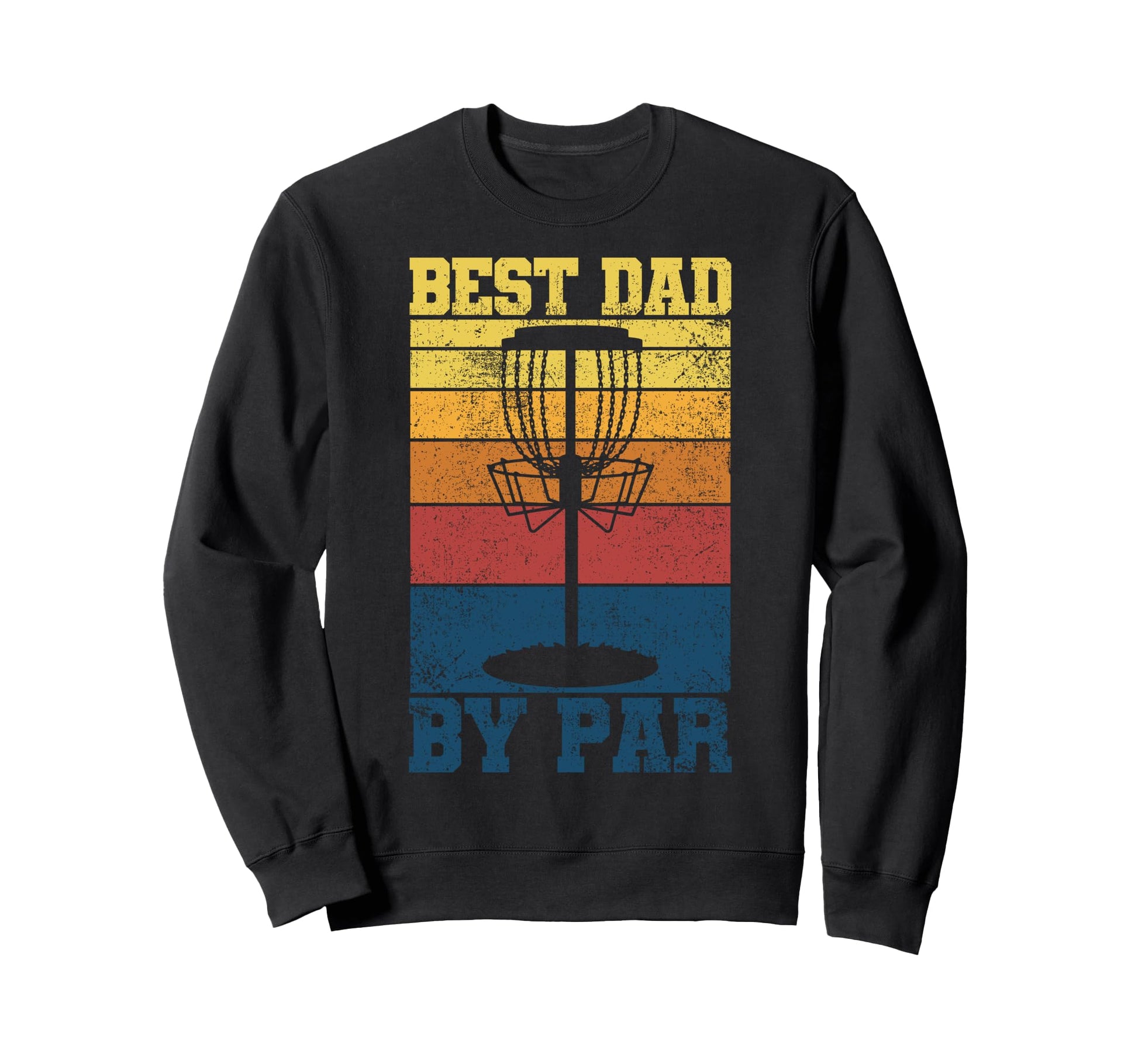 Disc Golf Discgolf Dad Fathers Day Sweatshirt - Minimalist Print for Adults - T-Shirt, Sweatshirt, Hoodie