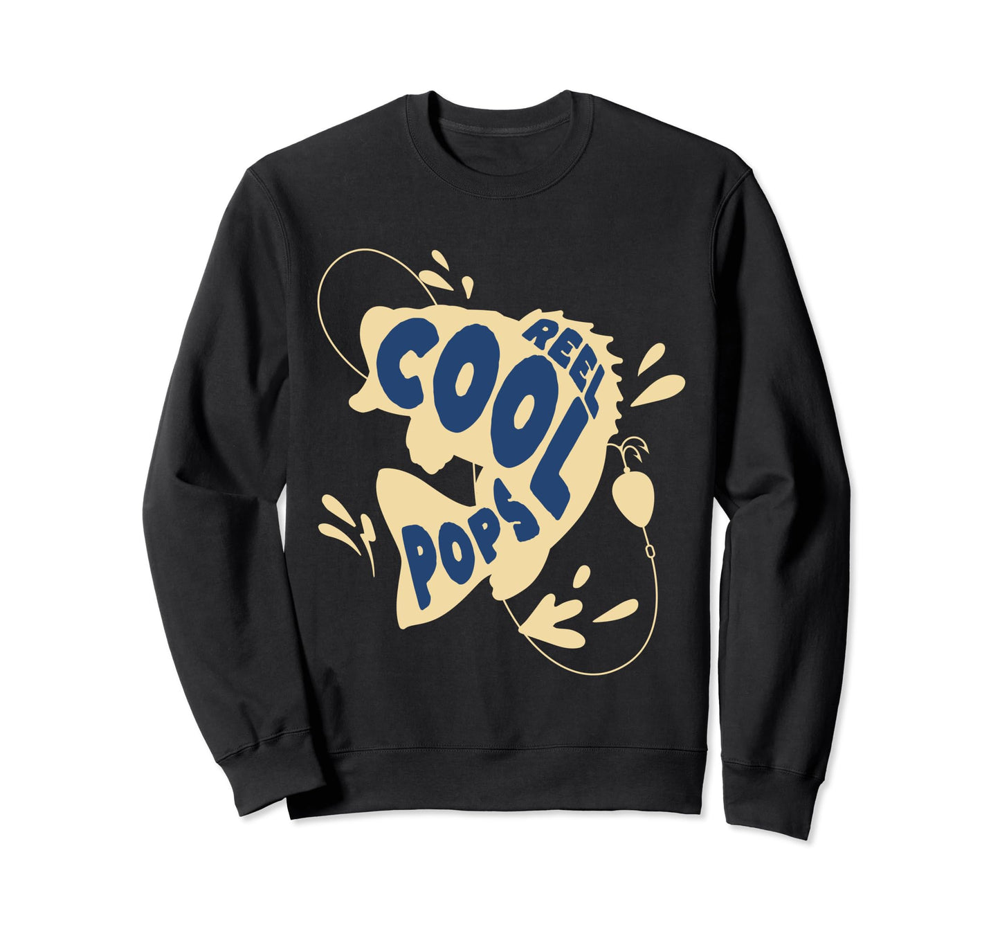 Reel Pops Fishing Funny Fishing Sweatshirt - Unique Graphic Men Women - T-Shirt, Sweatshirt, Hoodie