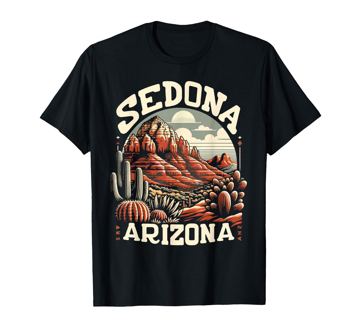 Sedona Arizona Nature Hiking Outdoor T-Shirt - Custom Art Print Men Women - T-Shirt, Sweatshirt, Hoodie