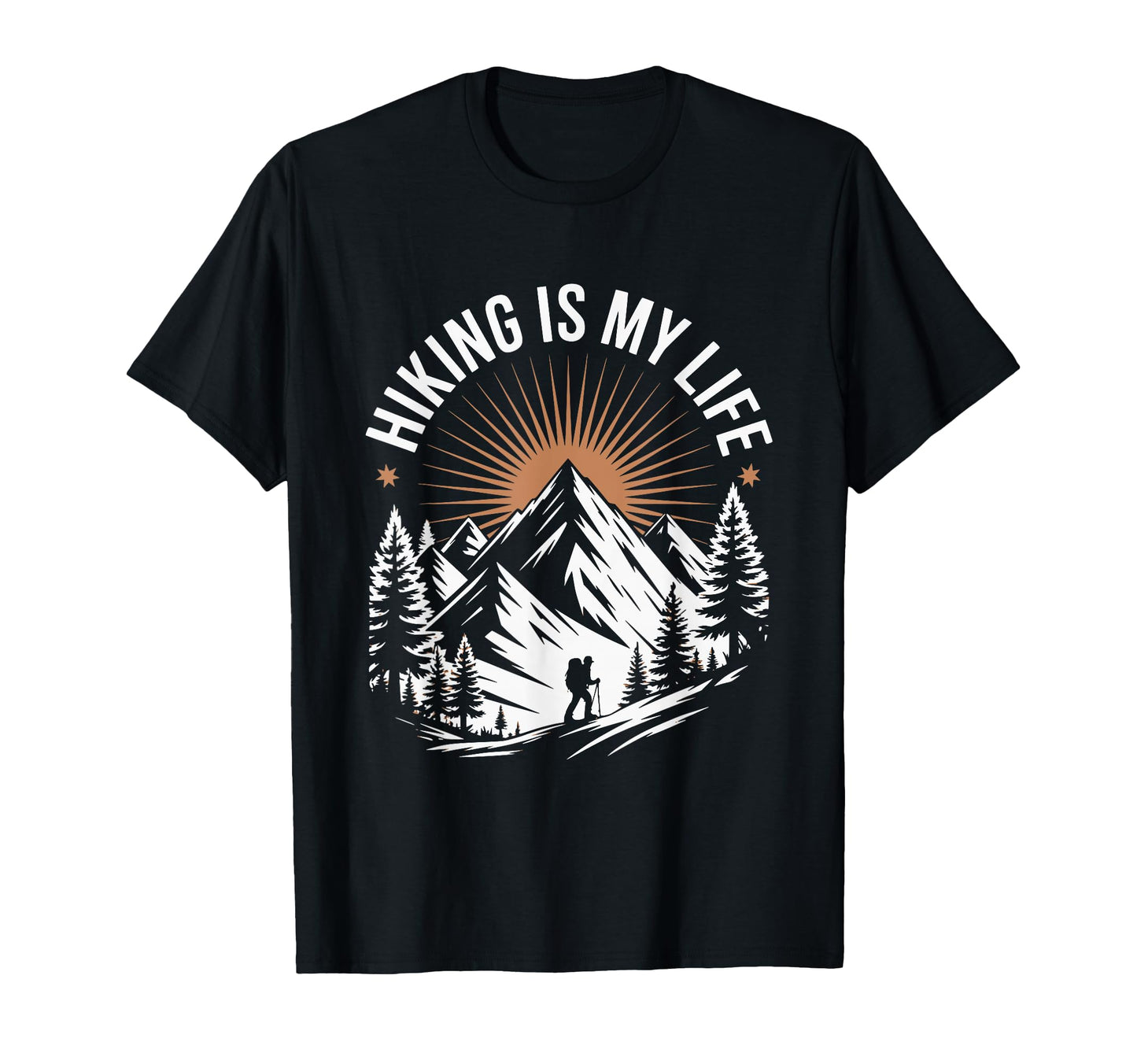 Funny Hiker Hikers Hiking T-Shirt - Casual Everyday Wear for Adults - T-Shirt, Sweatshirt, Hoodie