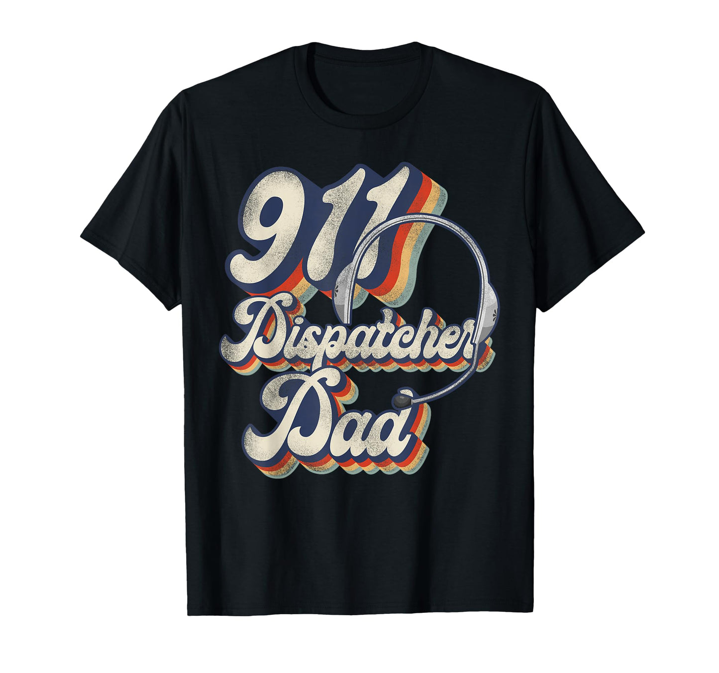 911 Dispatcher Thin Gold Yellow Line T-Shirt - Unique Graphic for Adults - T-Shirt, Sweatshirt, Hoodie