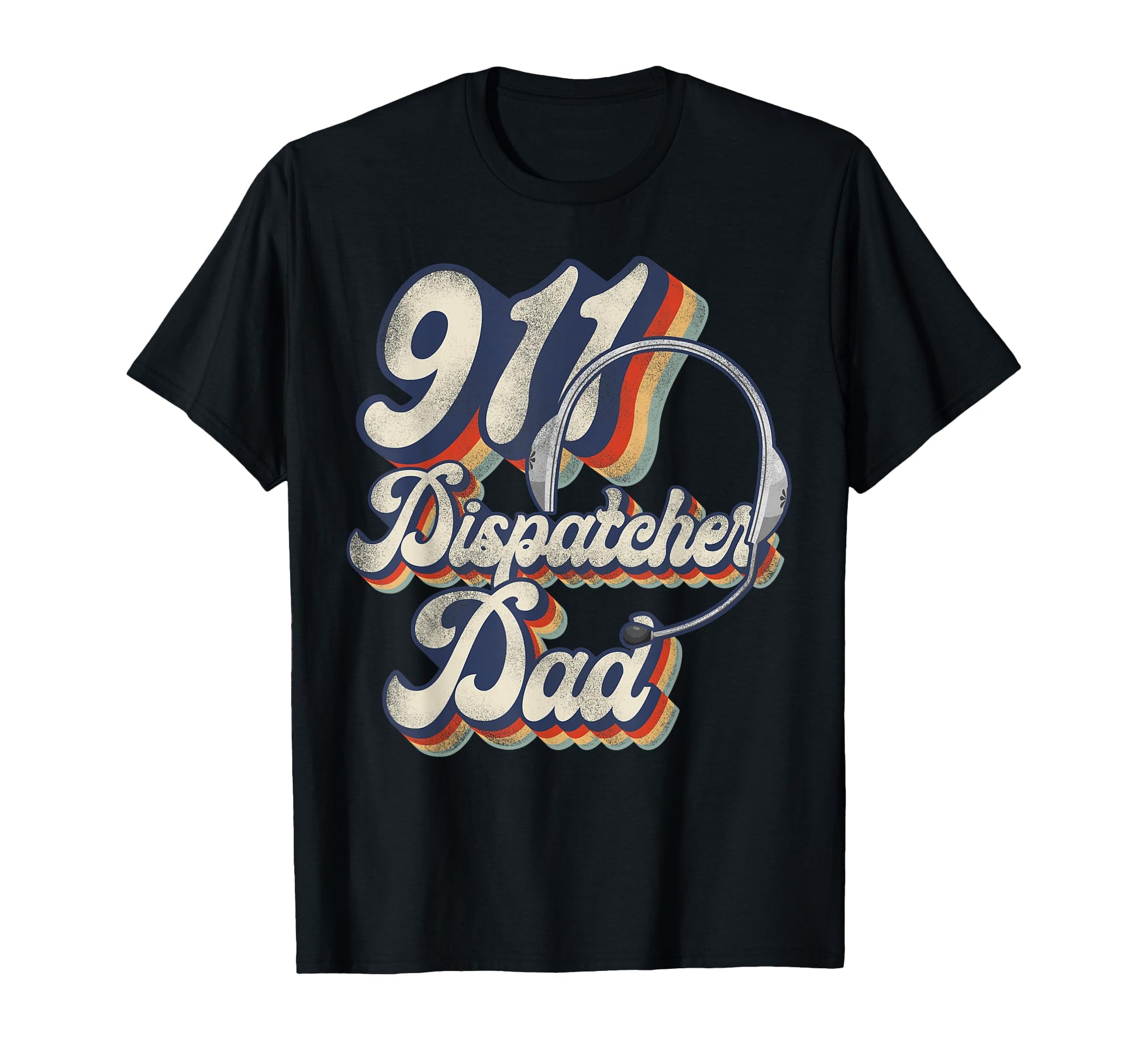 911 Dispatcher Thin Gold Yellow Line T-Shirt - Unique Graphic for Adults - T-Shirt, Sweatshirt, Hoodie