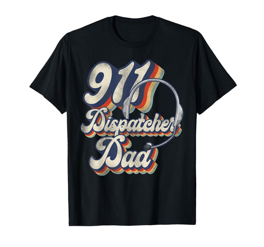 911 Dispatcher Thin Gold Yellow Line T-Shirt - Unique Graphic for Adults - T-Shirt, Sweatshirt, Hoodie