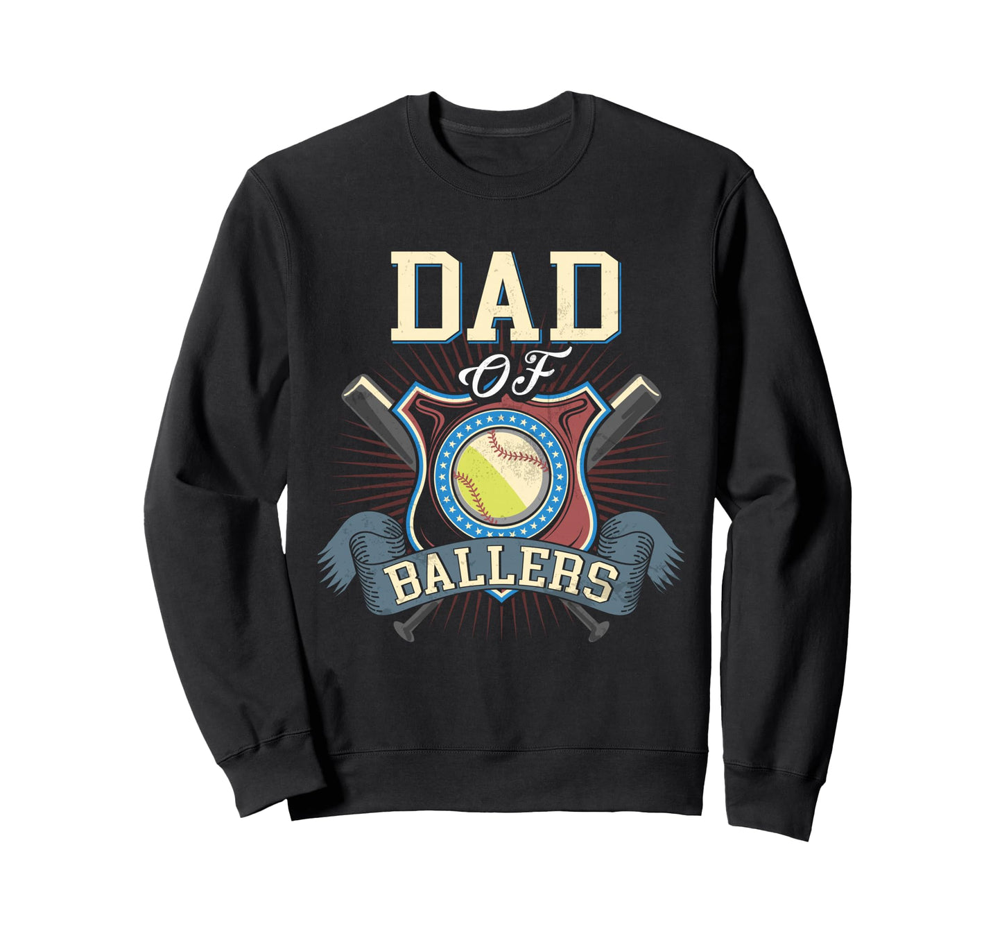 Dad Ballers Volleyball Sweatshirt - Casual Everyday Wear for Adults - T-Shirt, Sweatshirt, Hoodie